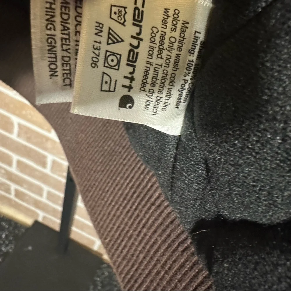 Carhartt Brown Hooded Work Jacket